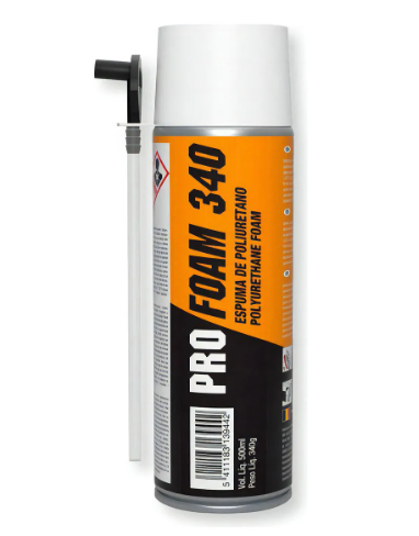 Espuma Poliuretano Expansiva Pro Foam 340 (500ml)