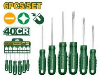 Juego Destornilladores 40CR Magnéticos (6 Piezas)