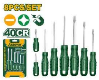 Juego Destornilladores 40CR Magnéticos (8 Piezas)