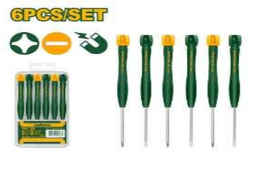 Juego de Destornilladores de Precisión (6 Piezas)