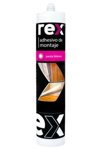Adhesivo de Montaje Rex Pasta Blanca