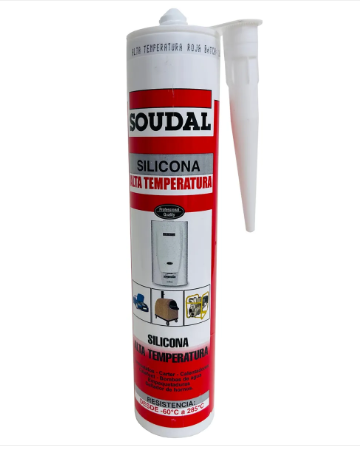 Silicona Alta Temperatura Soudal (300ml)